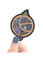 Turtle's Soup Spooky Halloween Window Sticker