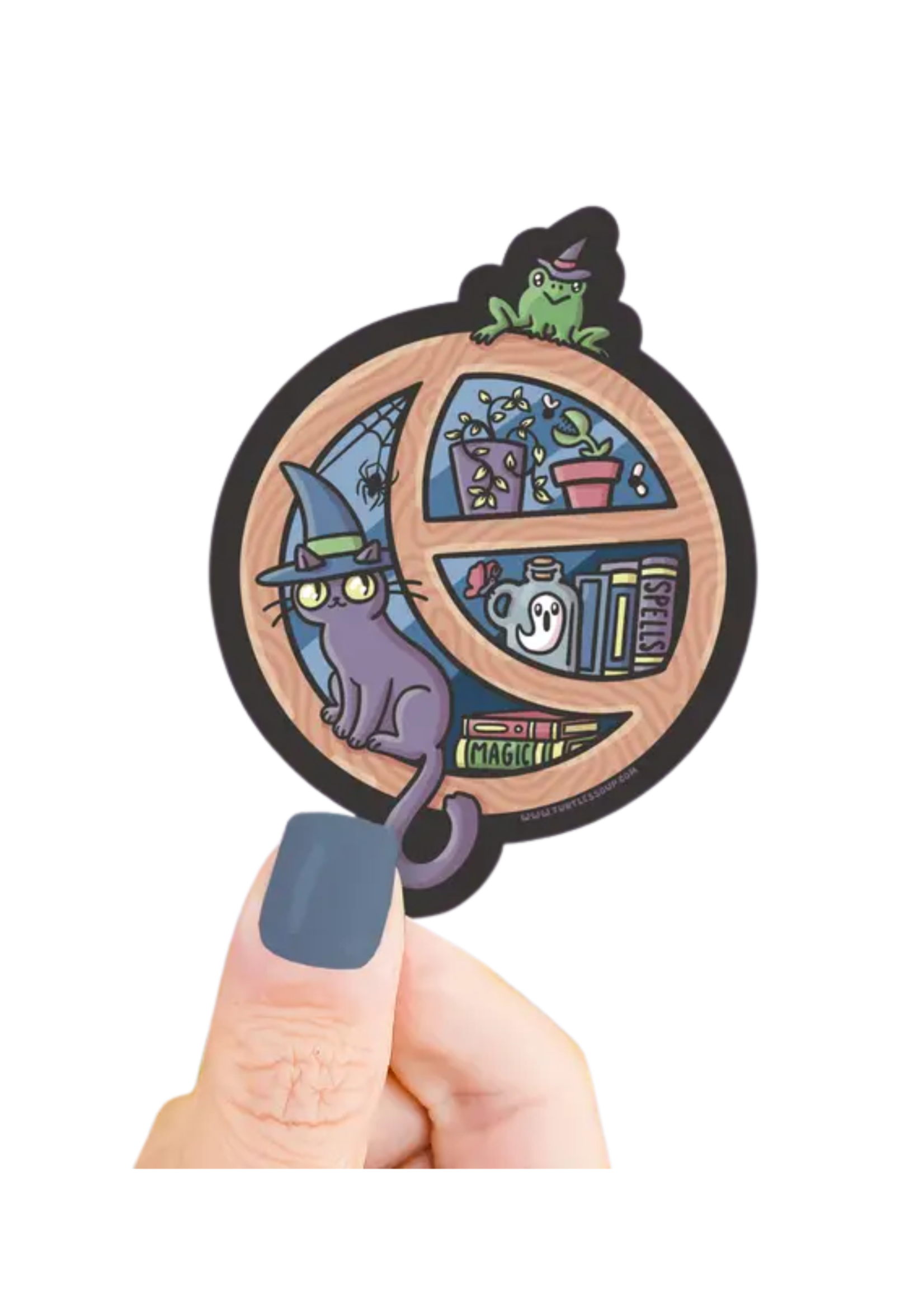 Turtle's Soup Spooky Halloween Window Sticker