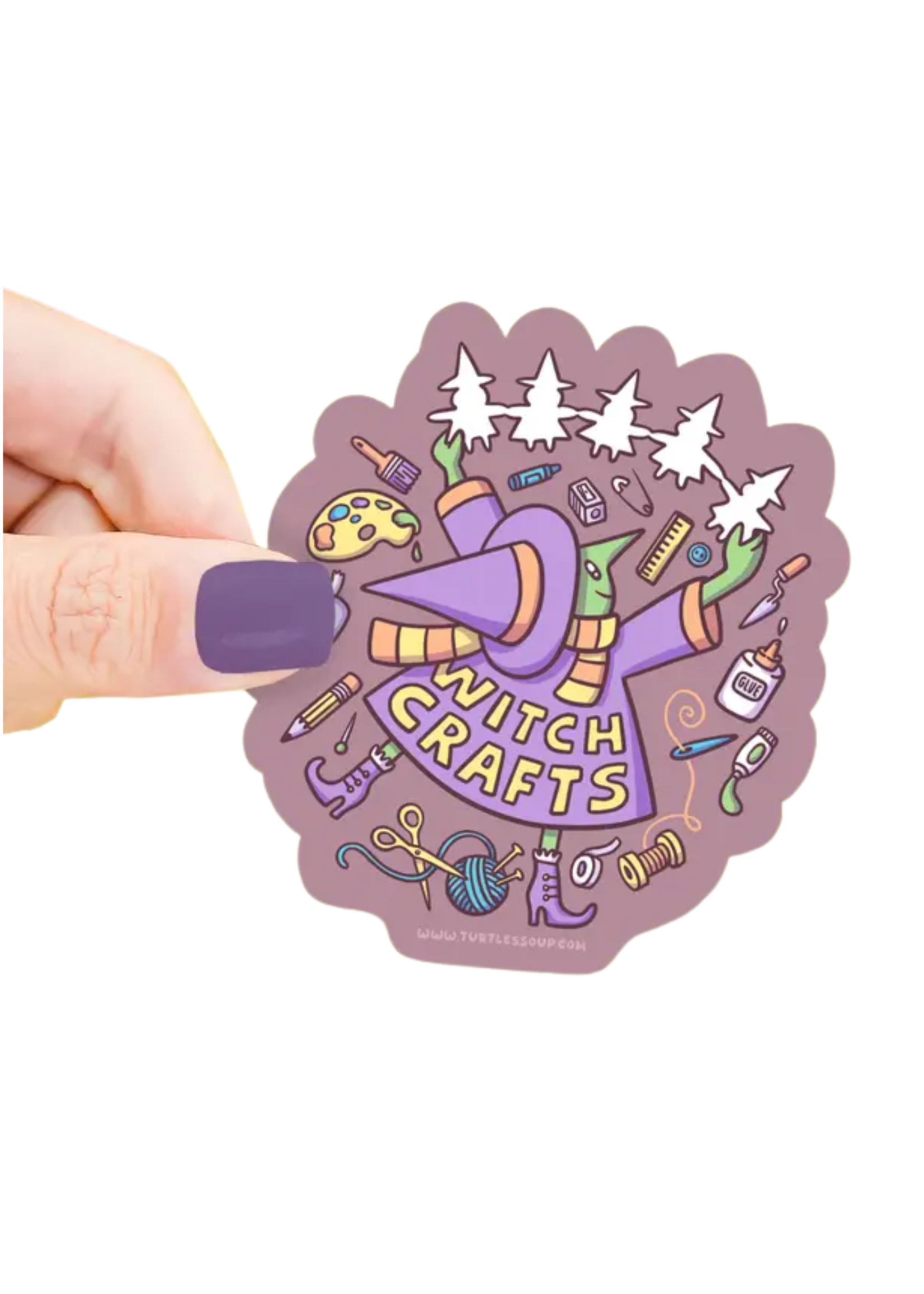 Turtle's Soup Witch Crafts Sticker