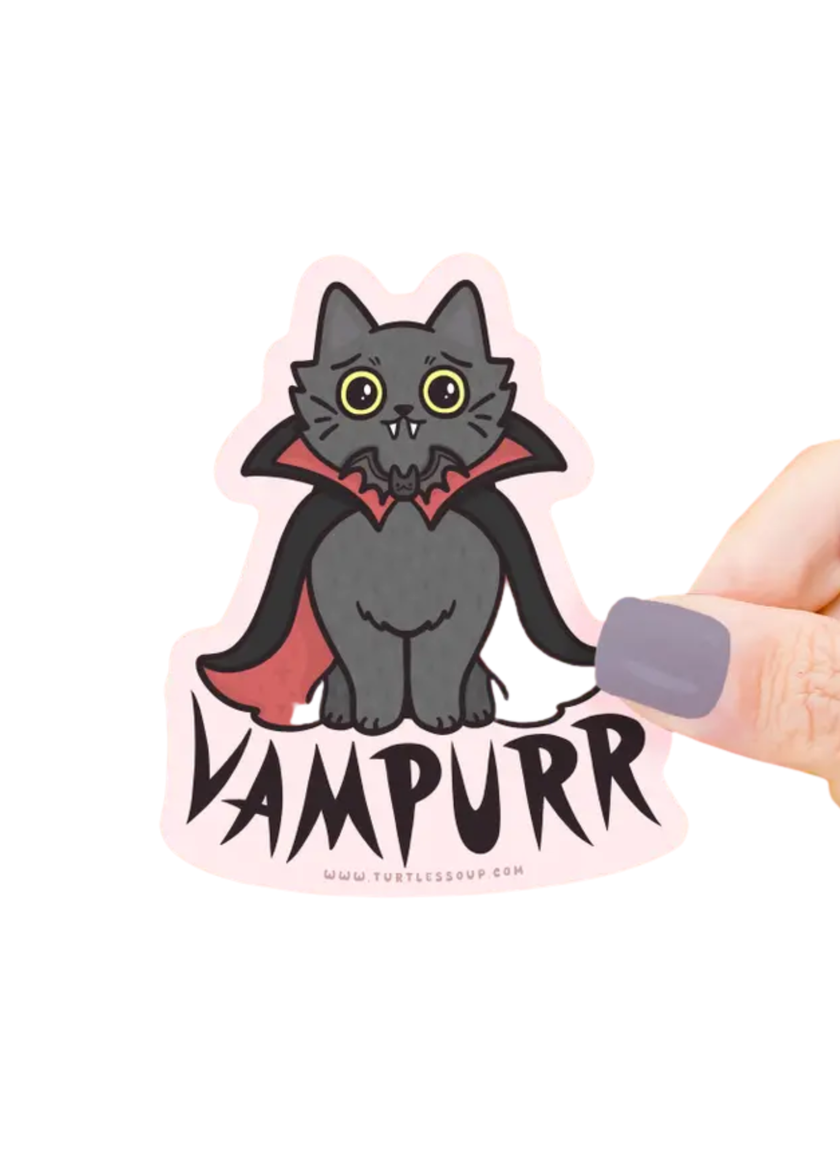 Turtle's Soup Vampurr Cat Sticker