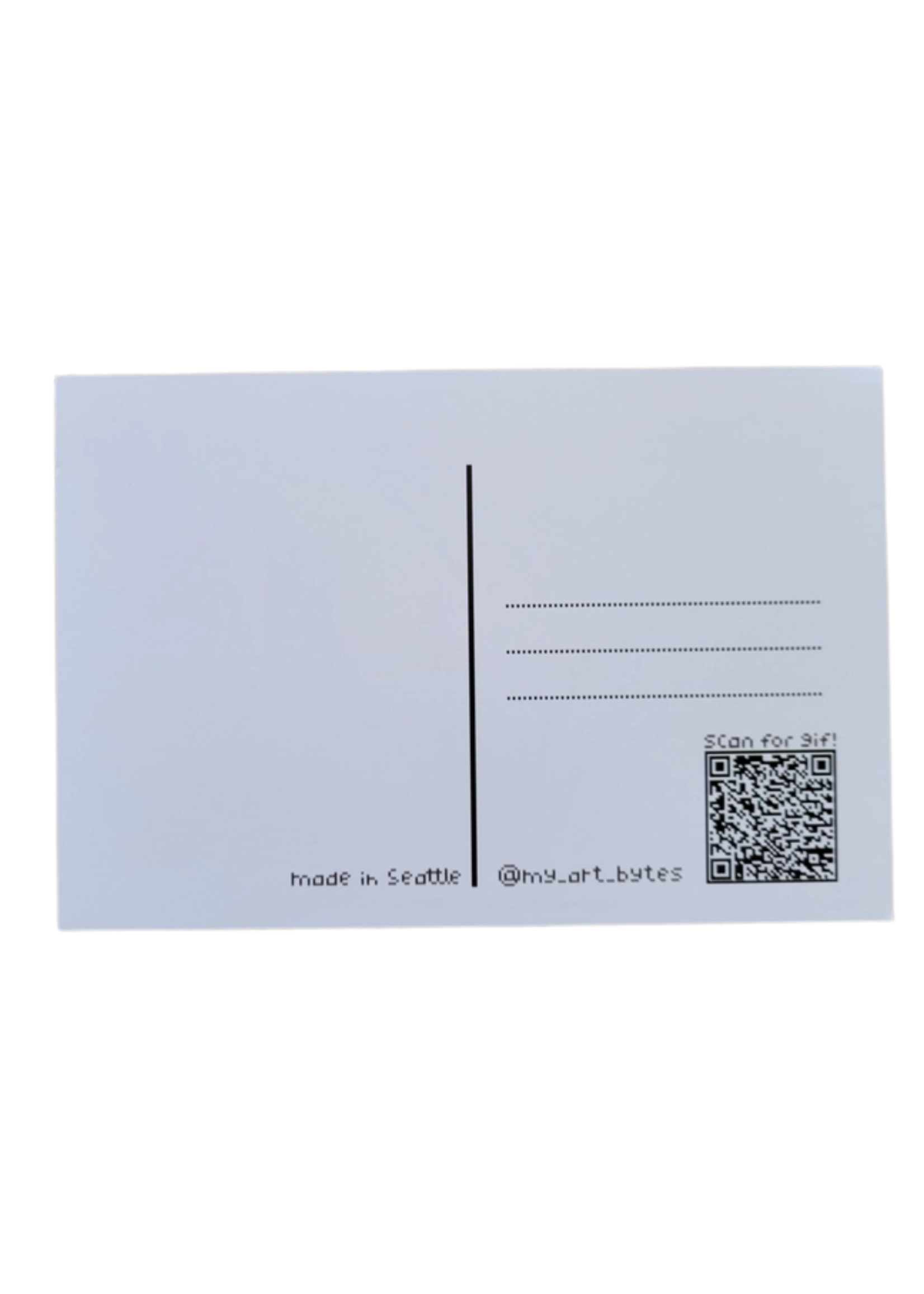 my_art_bytes Gas Works Post Card