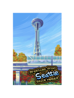 my_art_bytes Space Needle Post Card