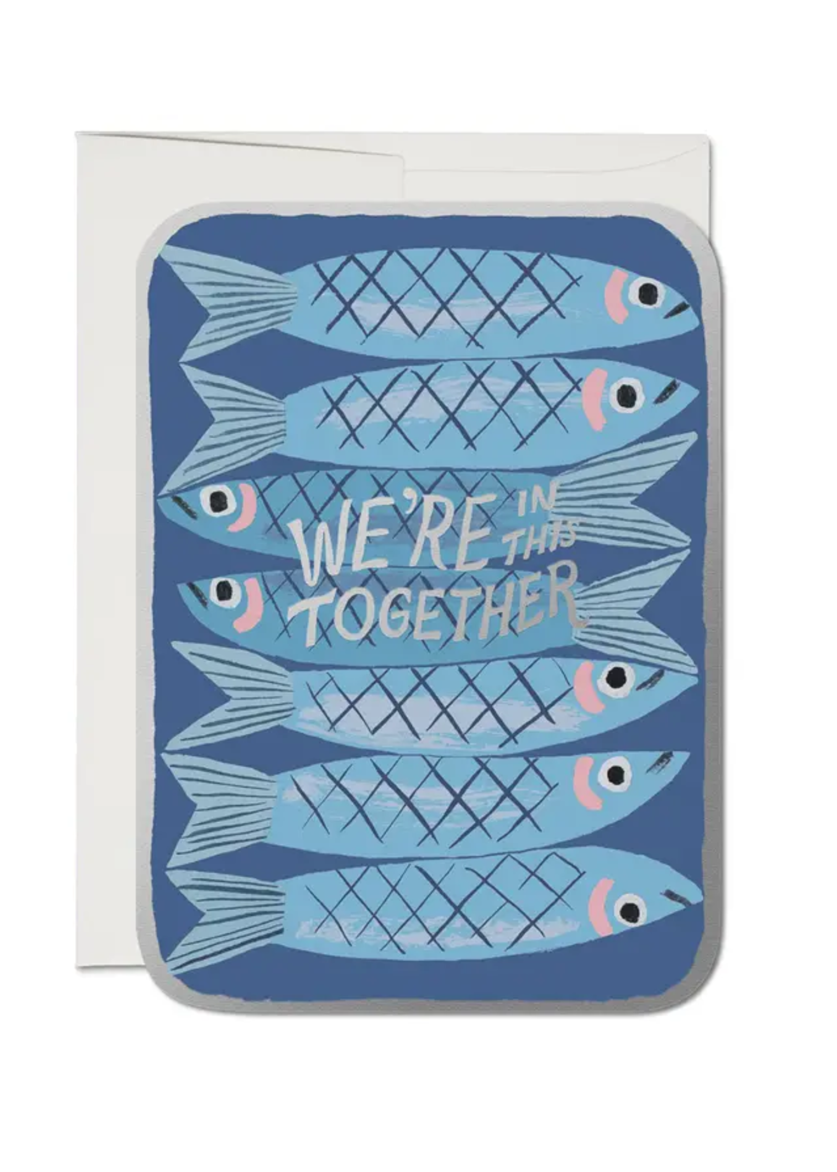 Red Cap Cards Encouragement Card - Sardines