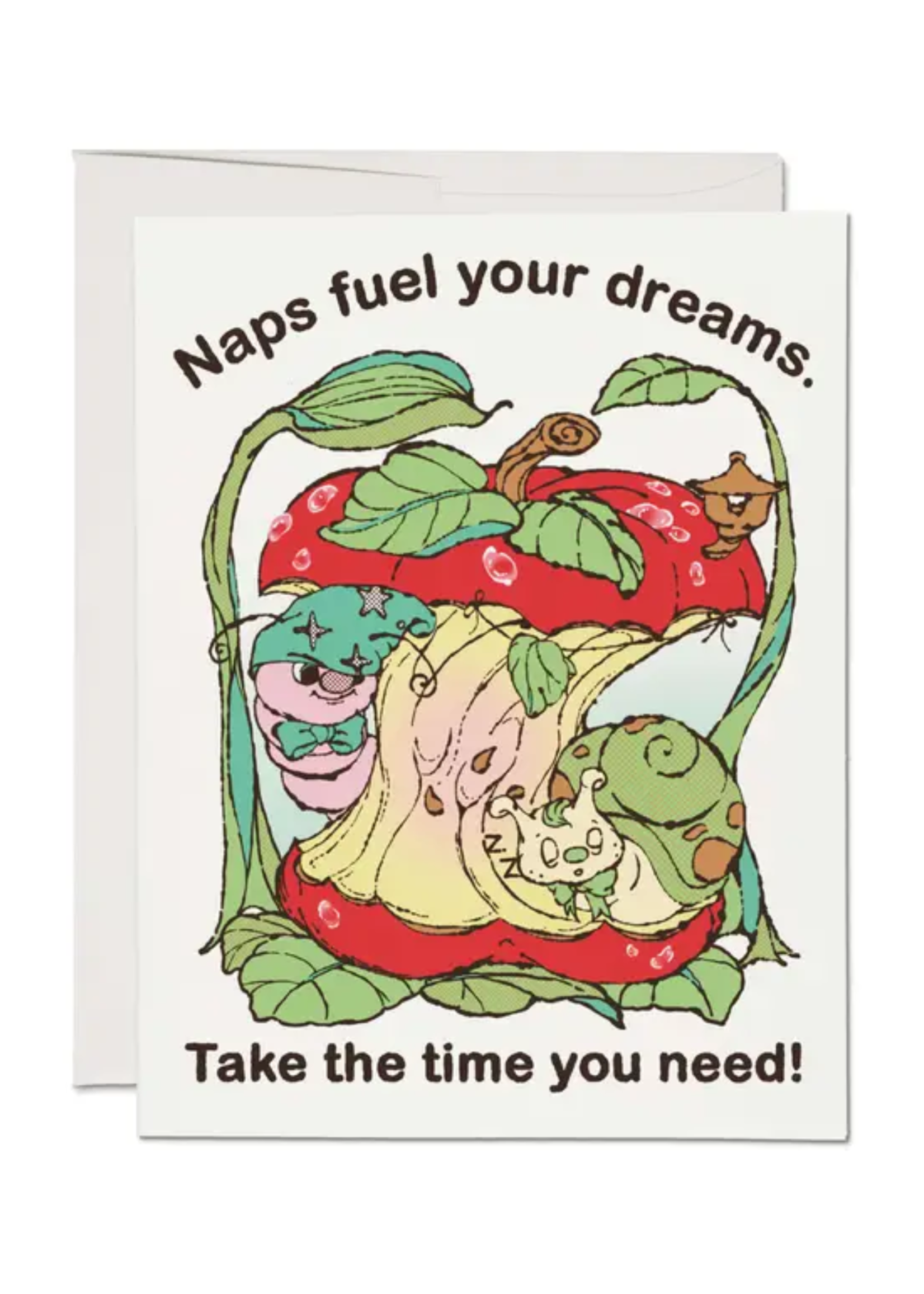 Red Cap Cards Get Well Card - Naps Fuel Your Dreams