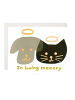 Red Cap Cards Pet Sympathy Card - Halo Pets