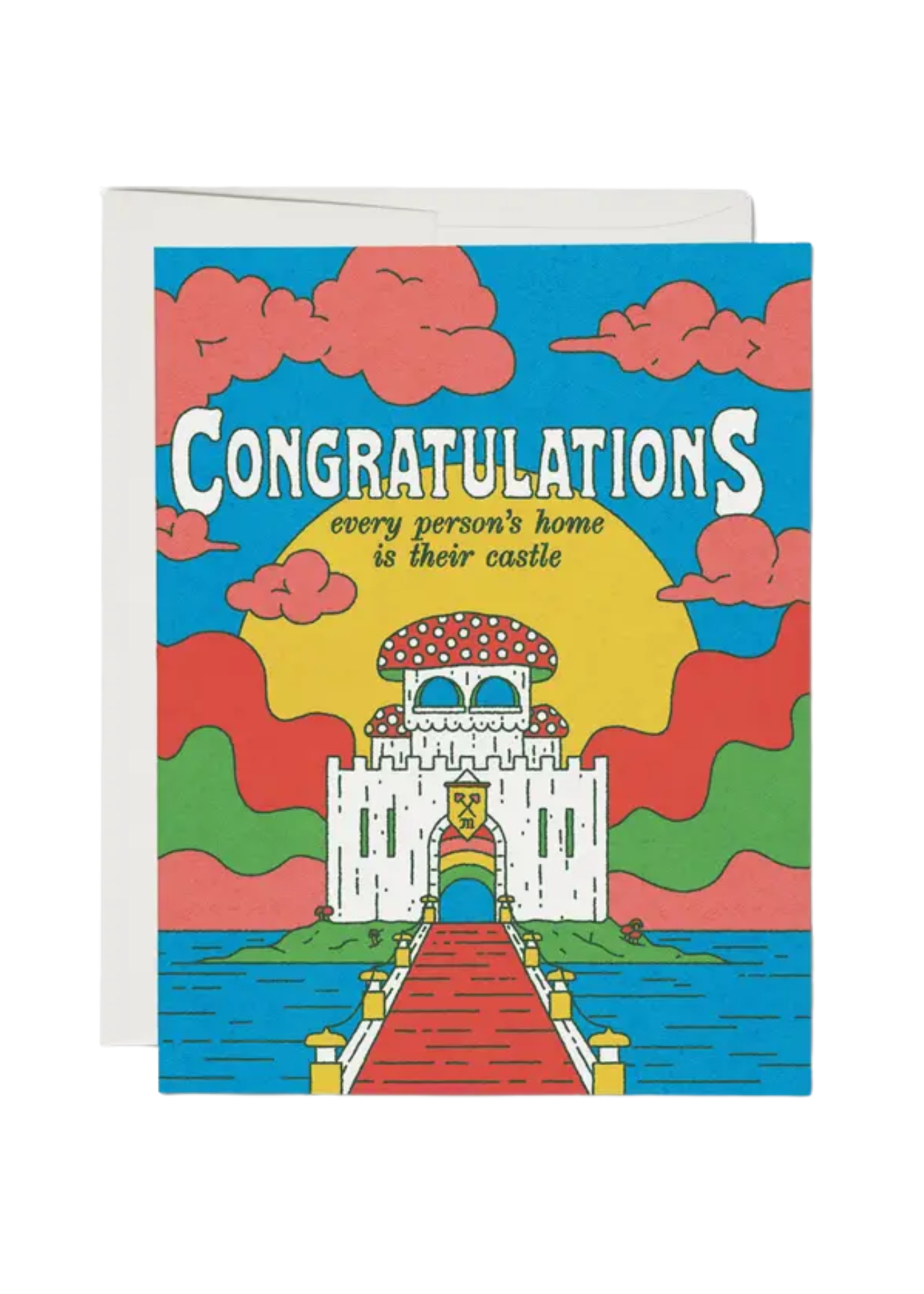 Red Cap Cards New Home Card - Castle