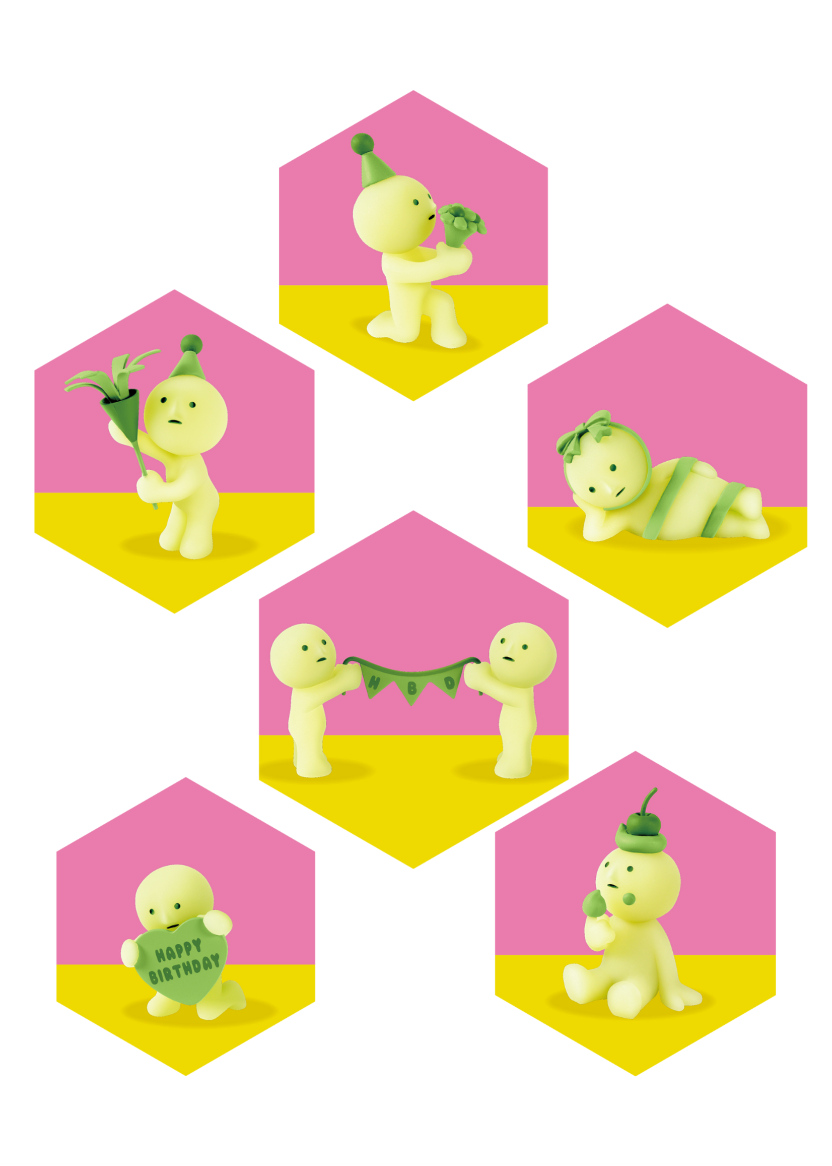 Dreams Smiski Blind Box - Birthday Series