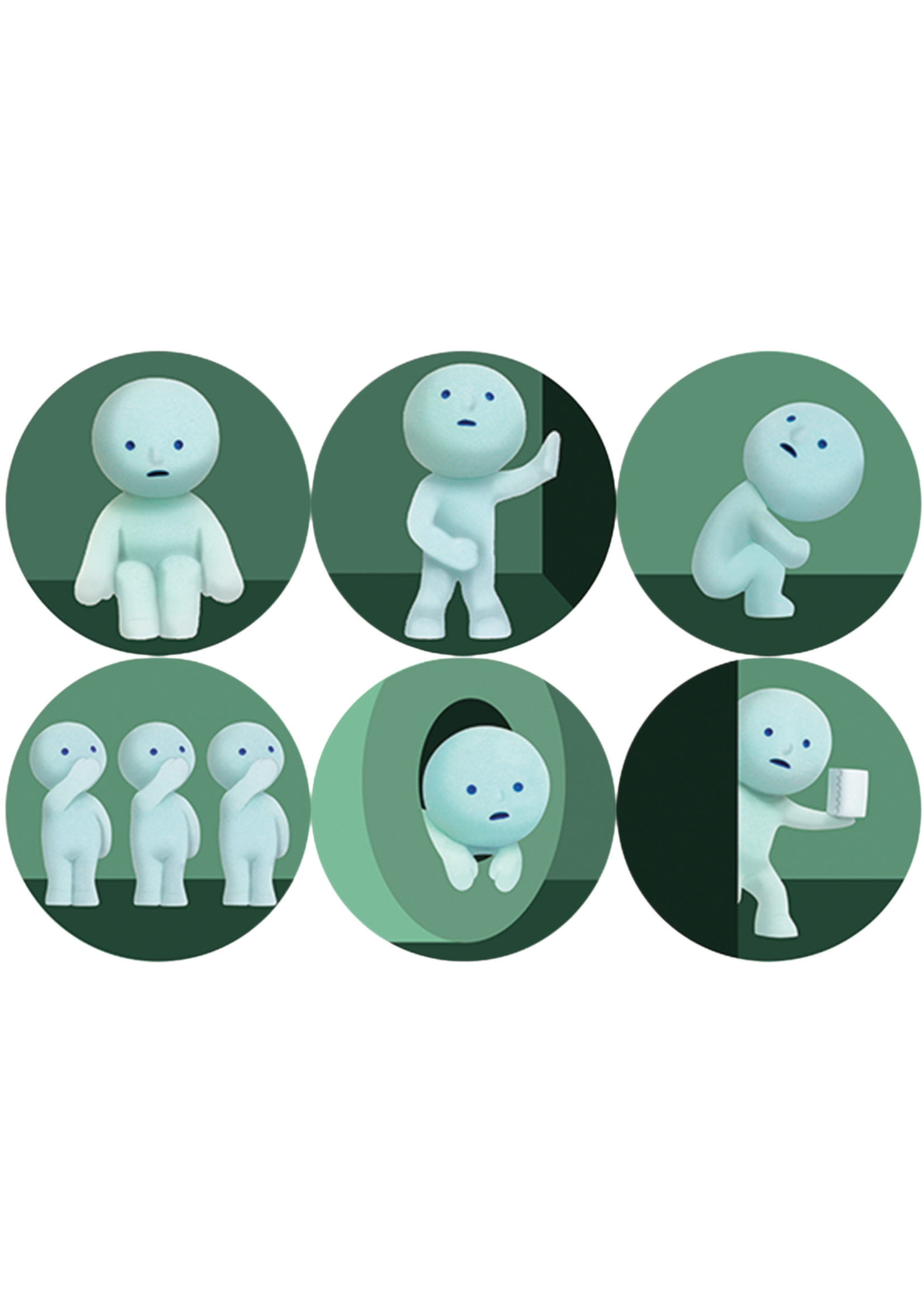 Dreams Smiski Blind Box - Bath Series