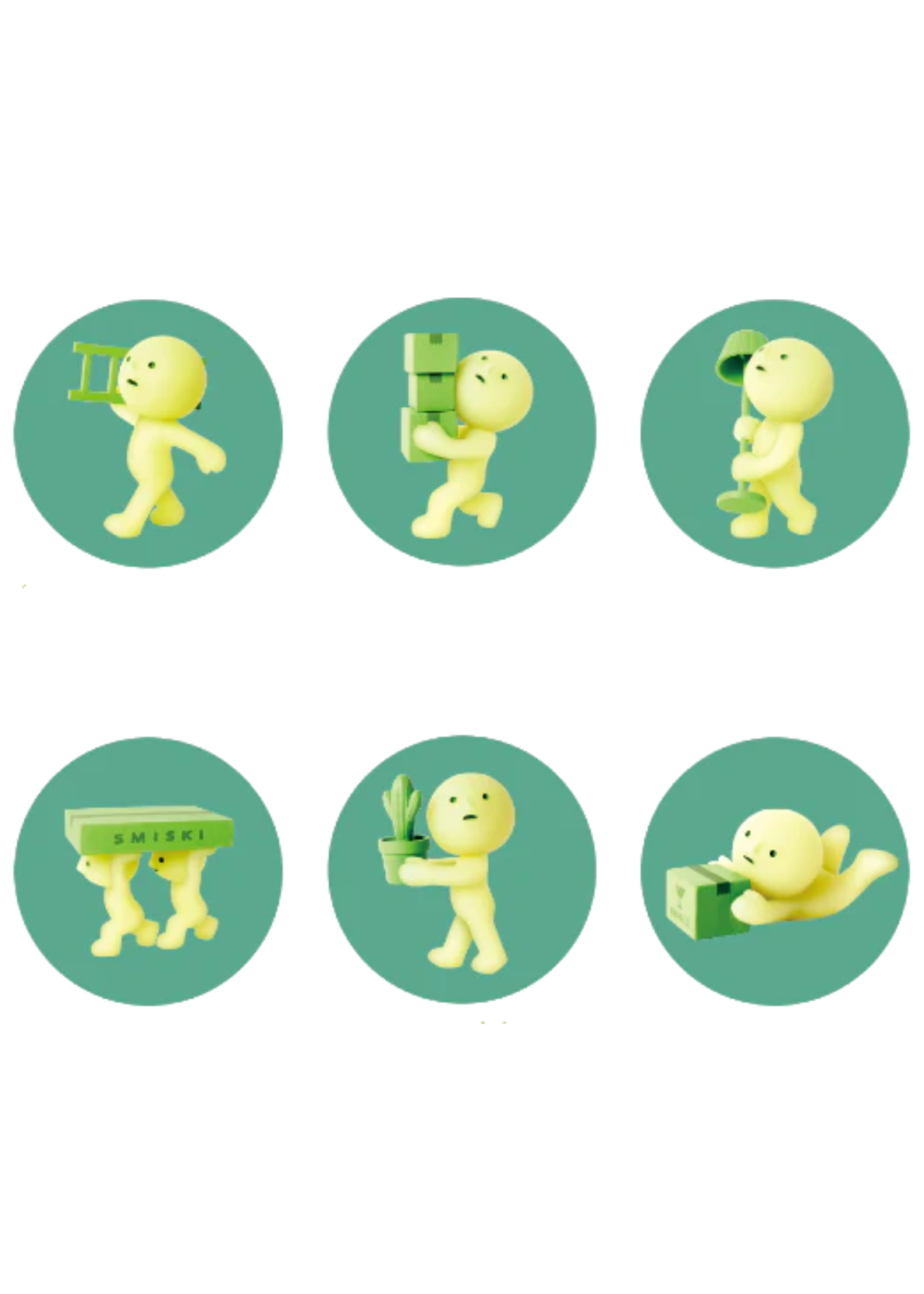 Dreams Smiski Blind Box - Moving Series