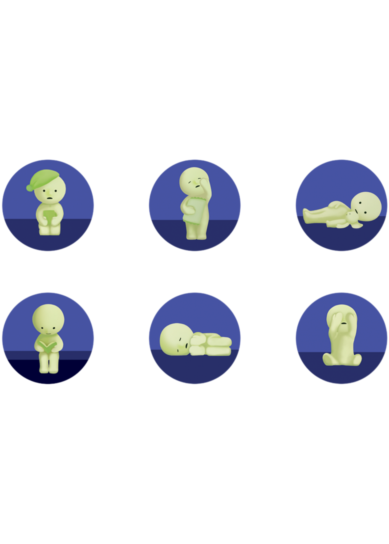 Dreams Smiski Blind Box - Bed Series