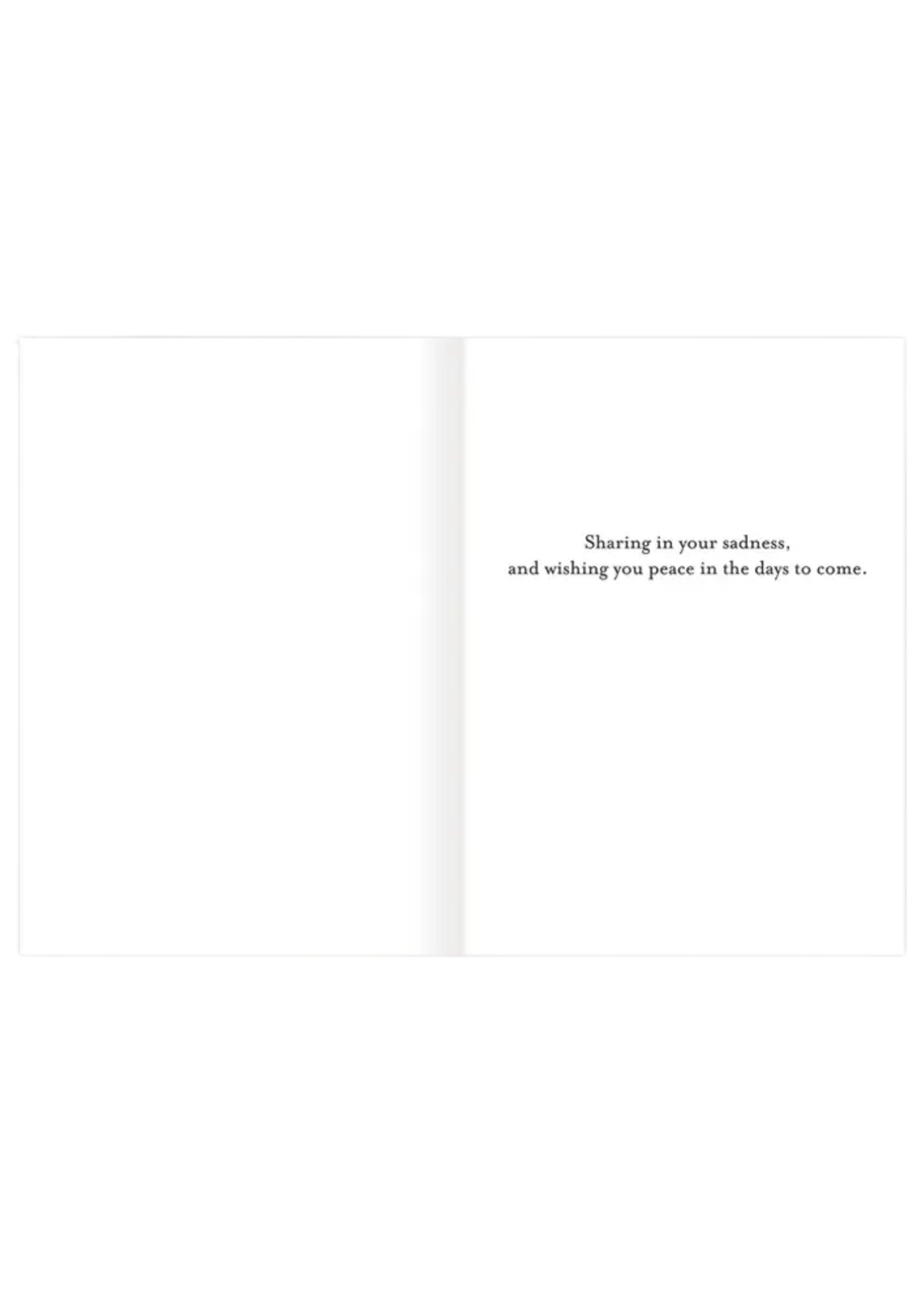 Biely + Shoaf Sympathy Card - Wishing You Peace