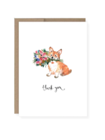 Biely + Shoaf Thank You Card - Corgi Dog
