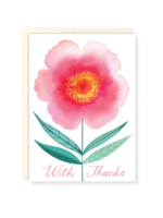 Biely + Shoaf Thank You Card - Pink Bloom