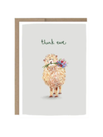 Biely + Shoaf Thank You Card - Thank Ewe