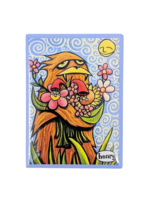 It's A Henry Sasquatch Hugging Flowers Magnet
