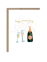 Biely + Shoaf Anniversary Card - Champagne