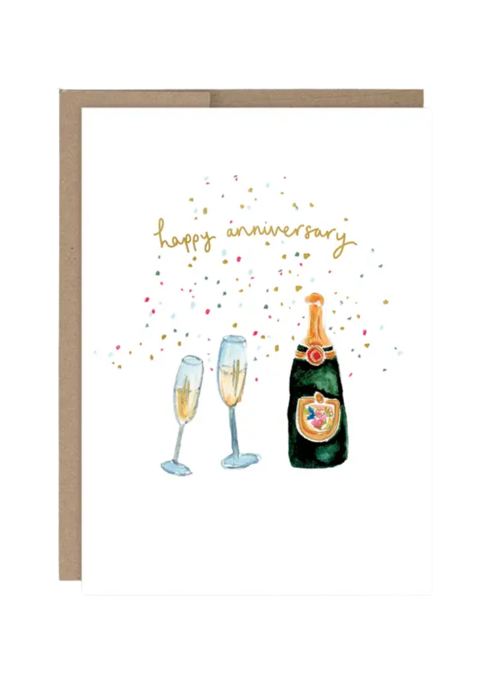 Biely + Shoaf Anniversary Card - Champagne