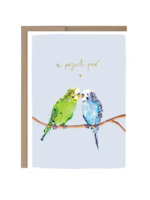 Biely + Shoaf Anniversary Card - Parakeets