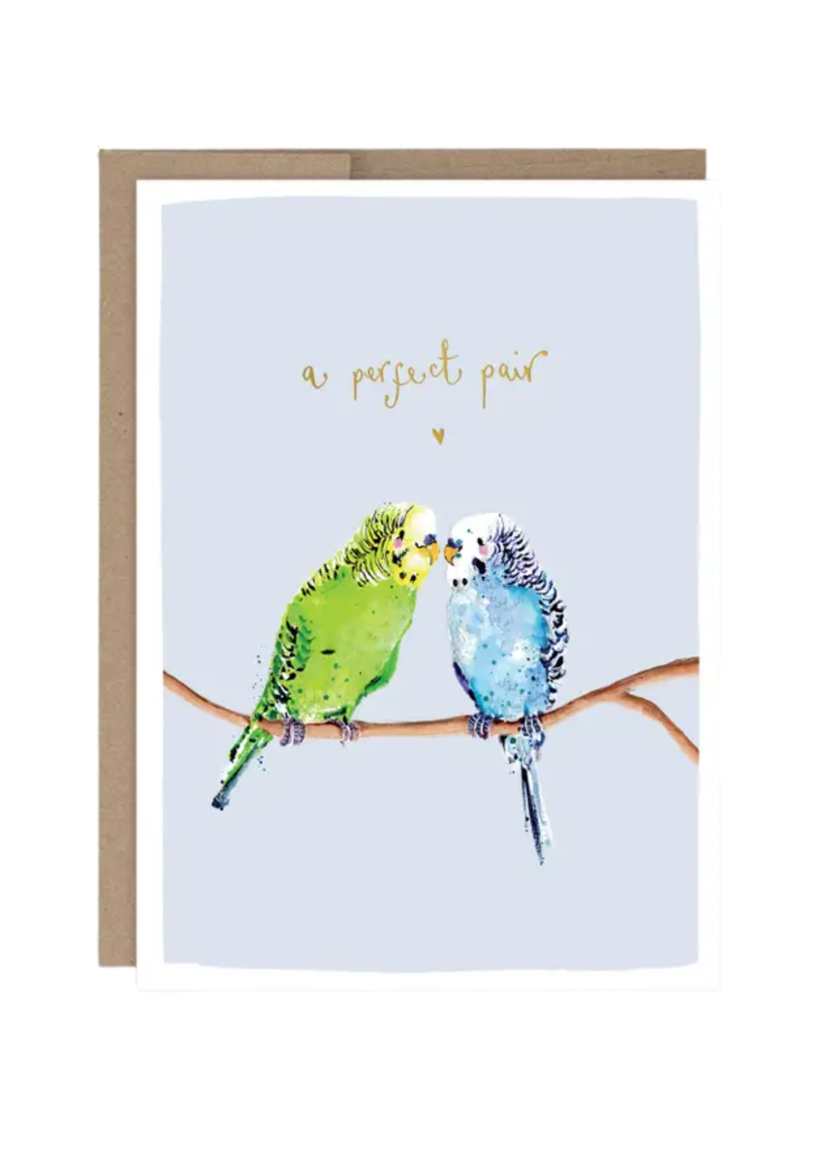 Biely + Shoaf Anniversary Card - Parakeets