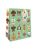 Jillson & Roberts Festive Pups Gift Bag