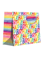 Jillson & Roberts Jumbo Rainbow Birthday Gift Bag