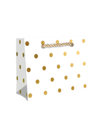 Jillson & Roberts Tiny Gold Dot Gift Bag
