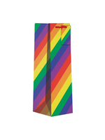 Jillson & Roberts Rainbow Stripes Wine Bag