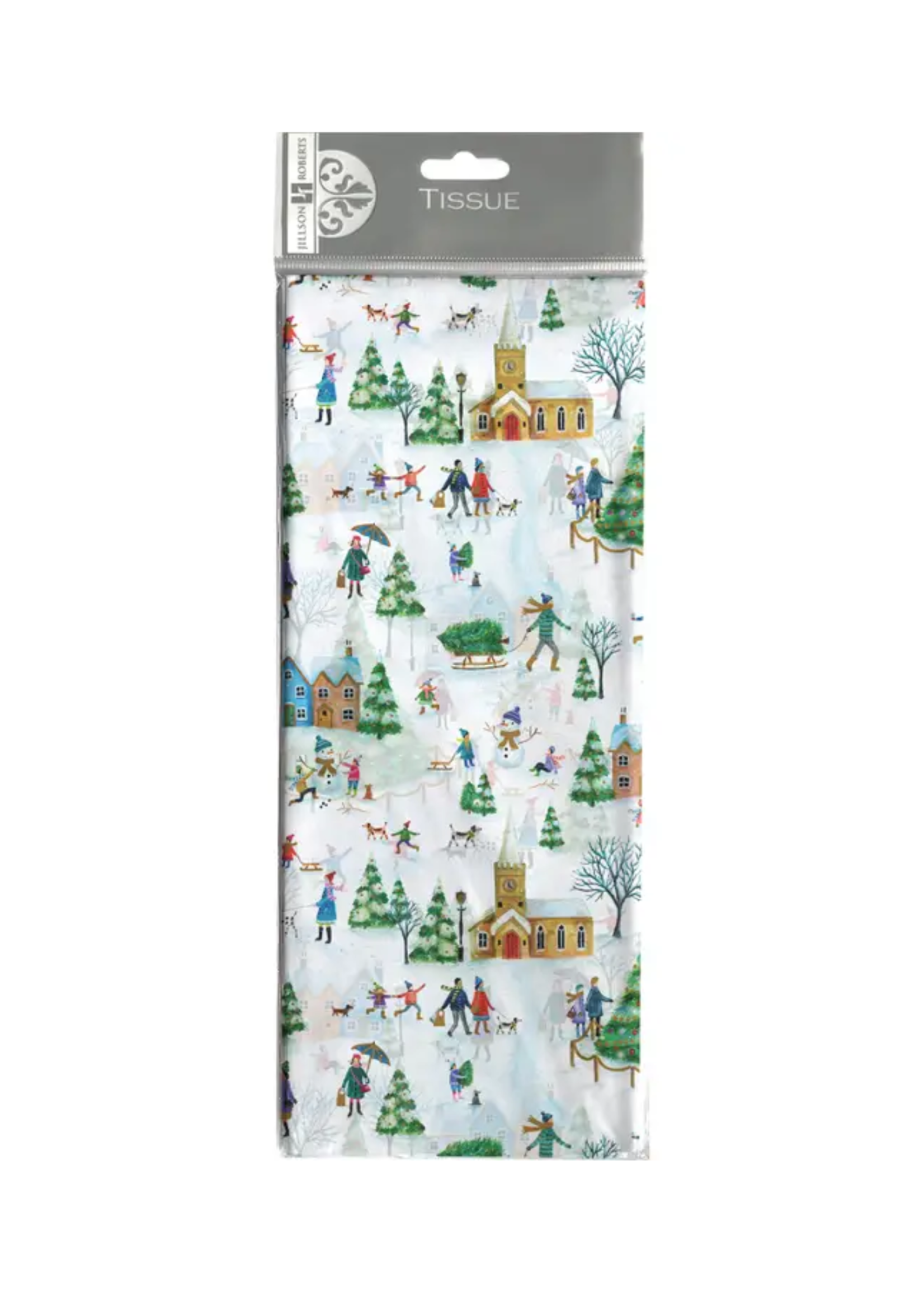 Jillson & Roberts Christmas Village Tissue Paper