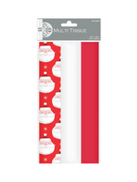 Jillson & Roberts Chic Santa Multi Tissue Paper