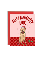 Brittany Paige Holiday Card - Feliz Naughty Dog