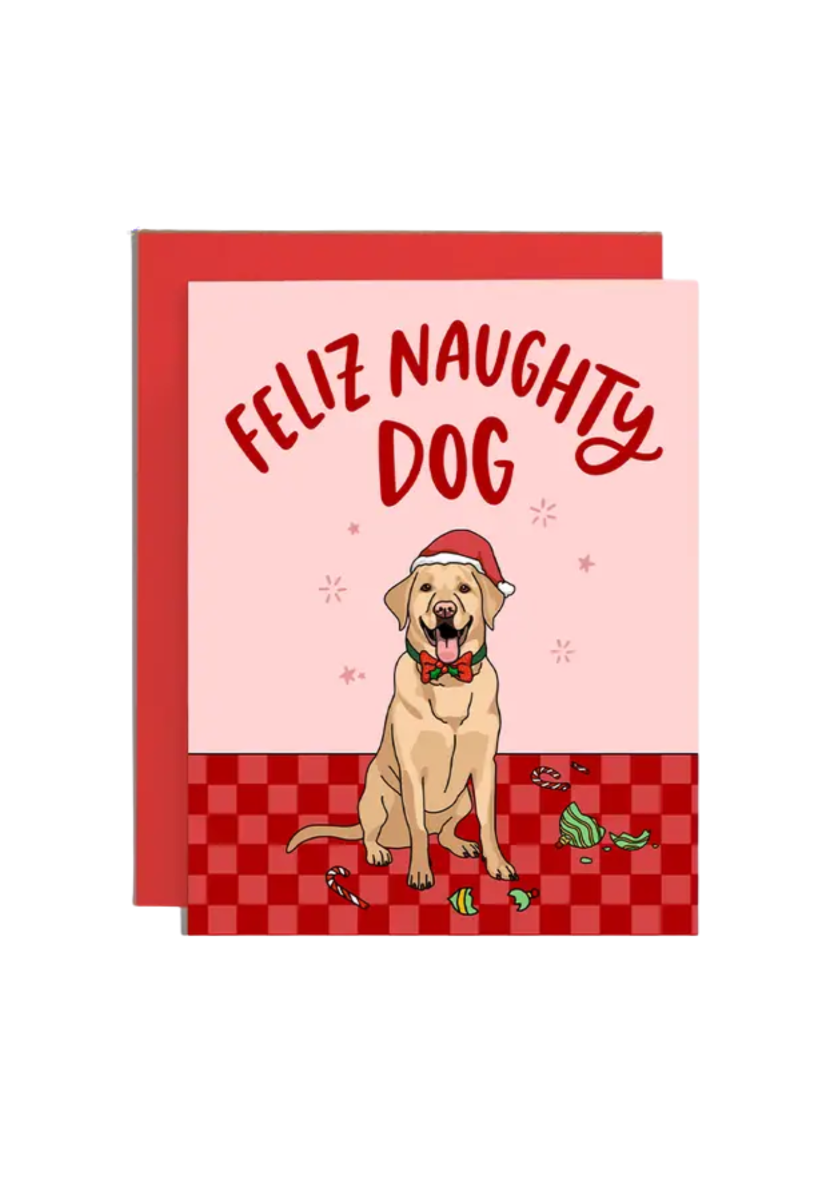 Brittany Paige Holiday Card - Feliz Naughty Dog