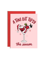 Brittany Paige Holiday Card - Tipsy Santa