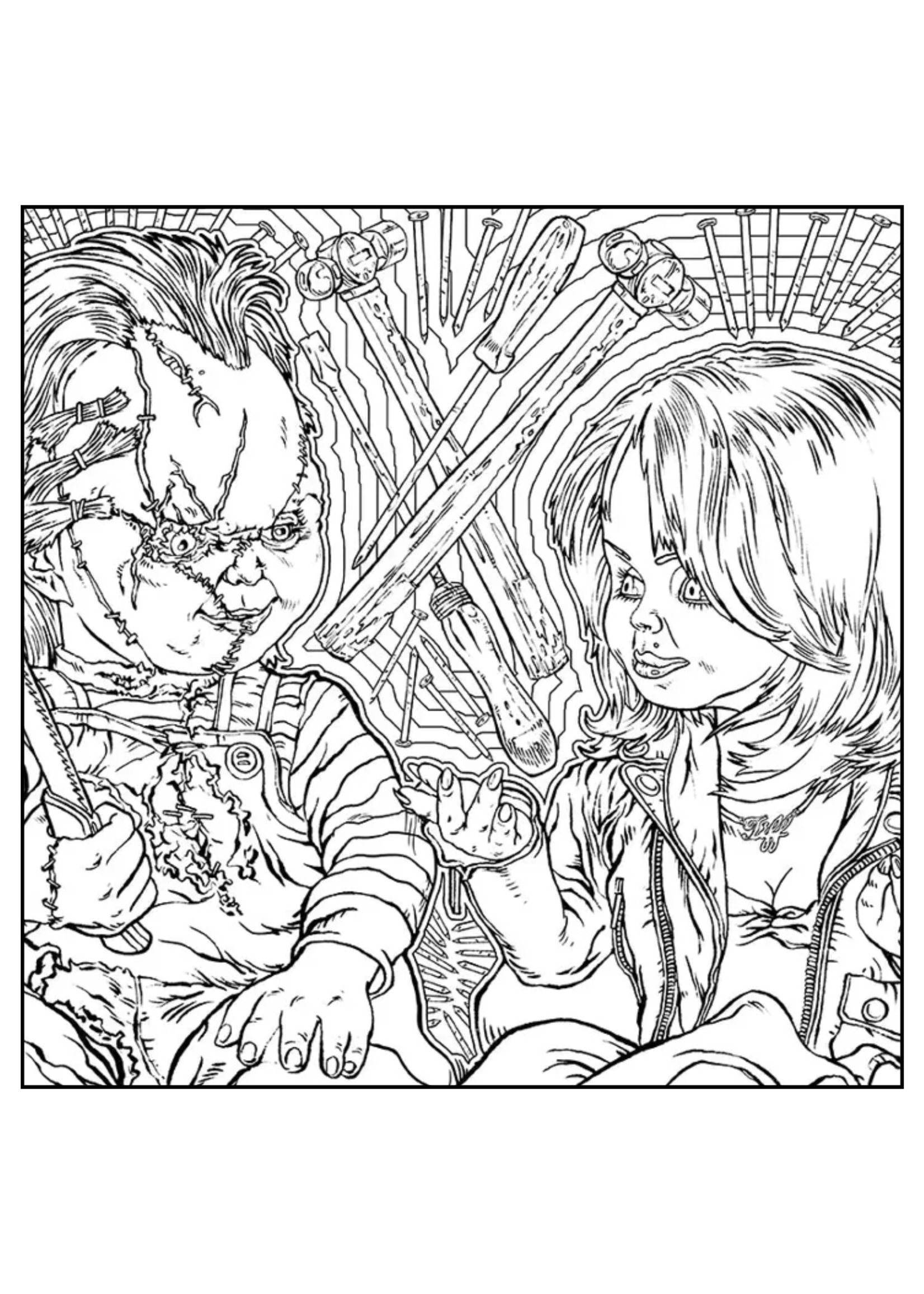 Simon & Schuster / Andrews McMeel Chucky The Official Coloring Book