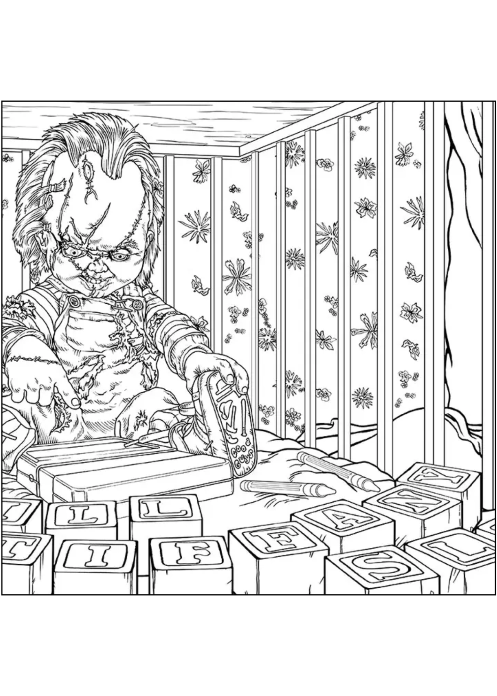 Simon & Schuster / Andrews McMeel Chucky The Official Coloring Book