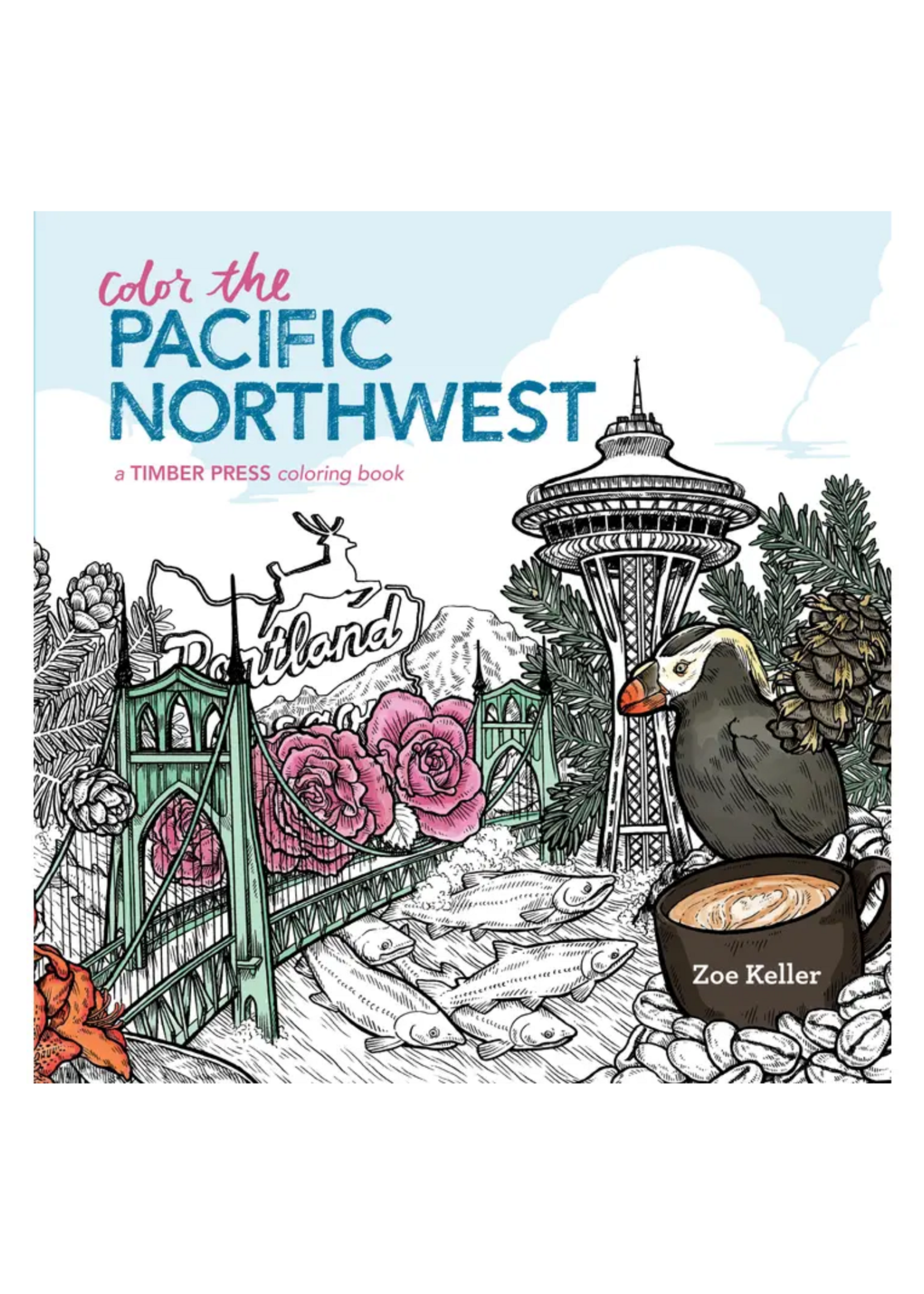Hachette Book Group Color the Pacific Northwest Coloring Book