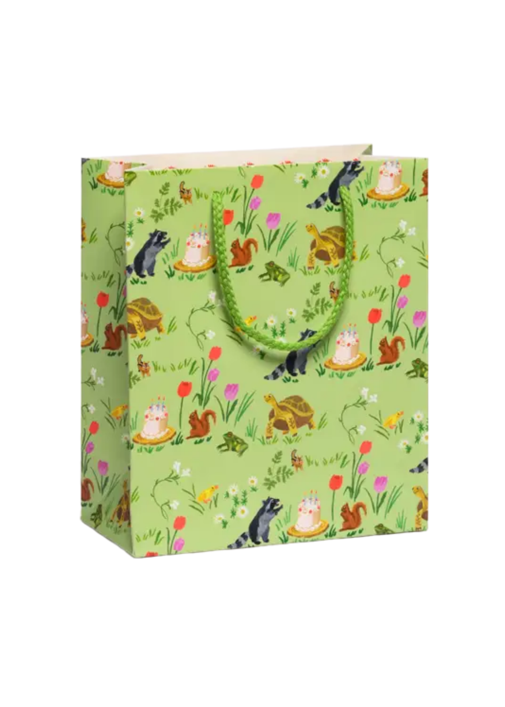 Red Cap Cards Critter Birthday Gift Bag