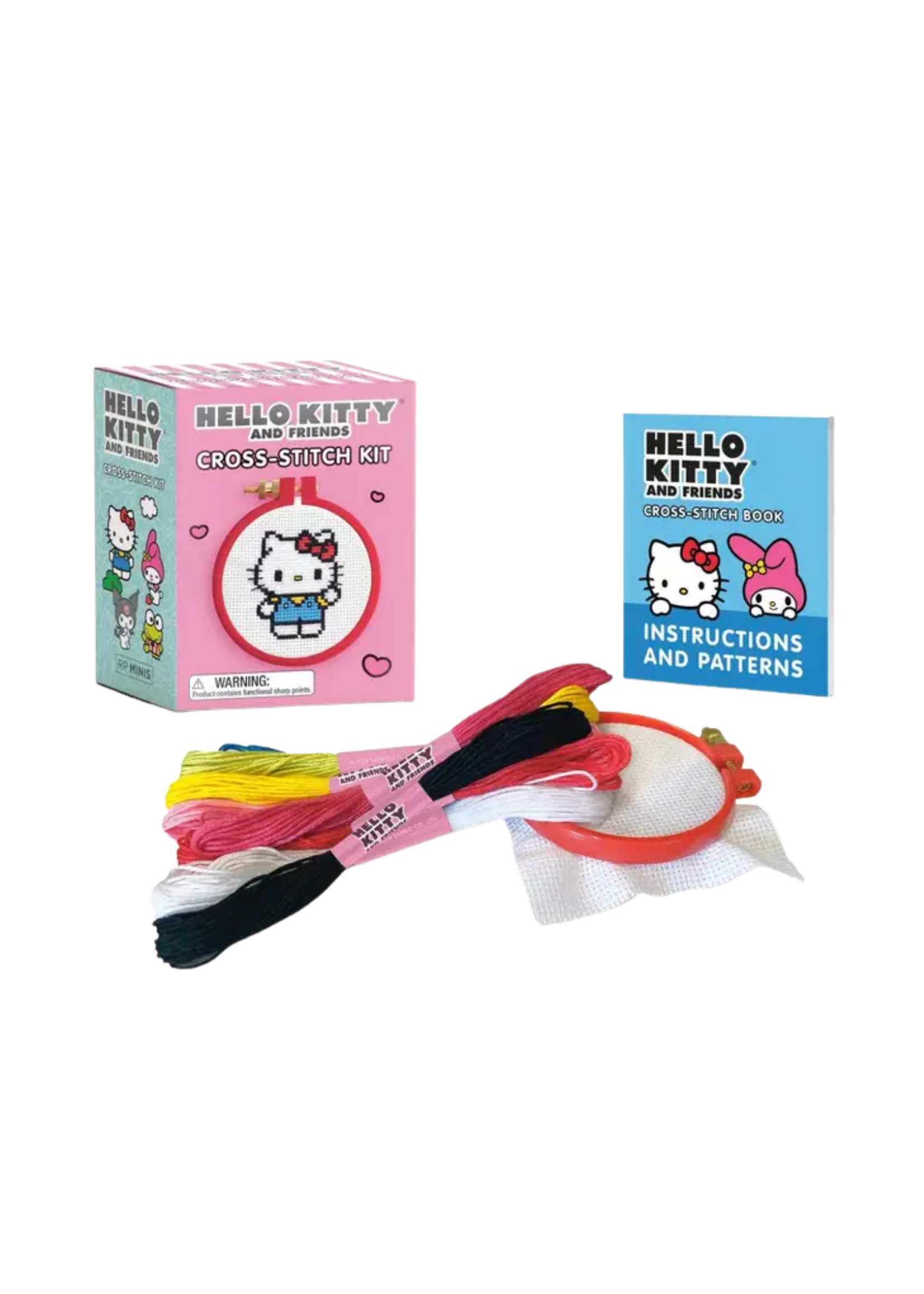 Hachette Book Group Hello Kitty And Friends Cross Stitch