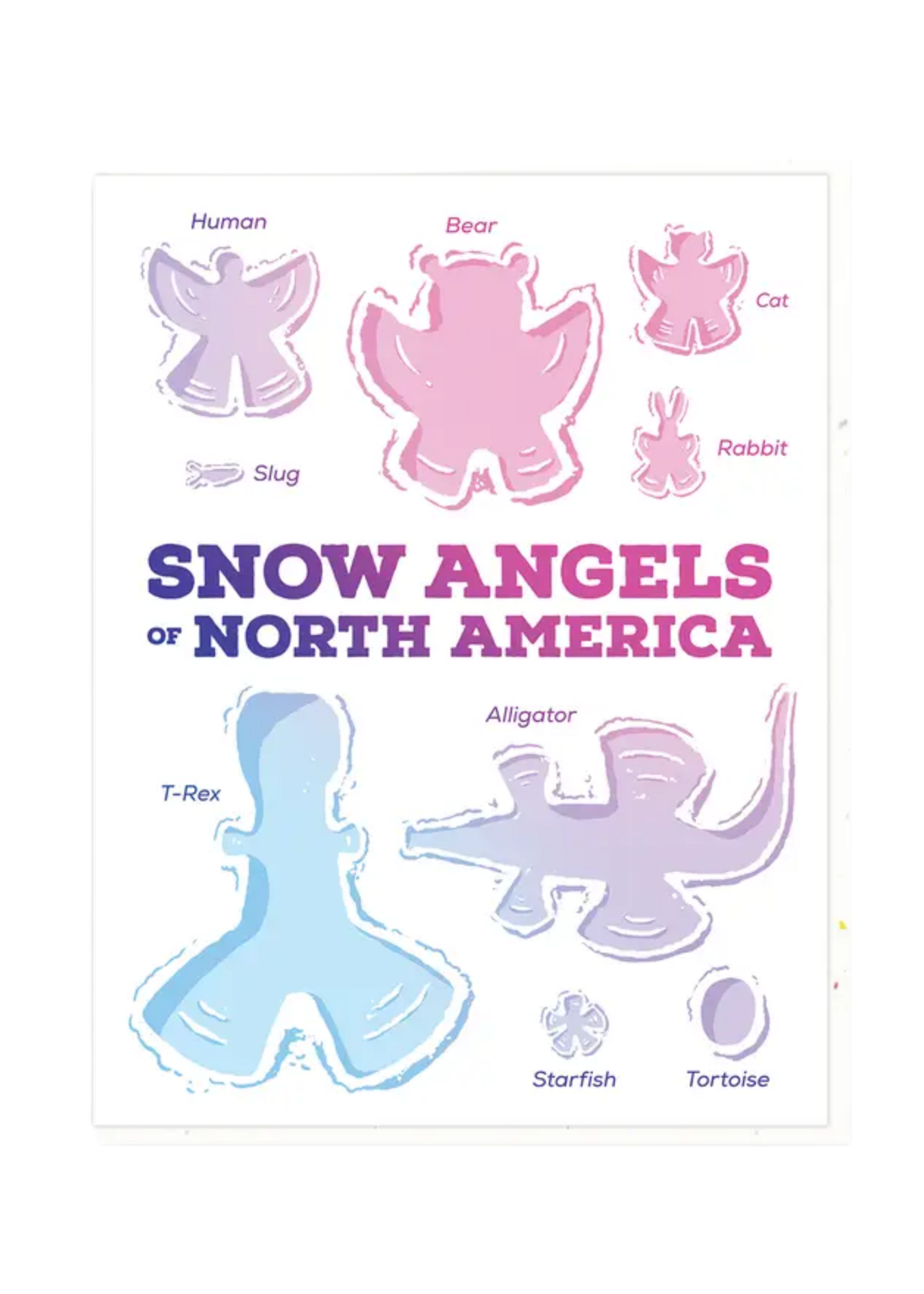 Semi Sweet Press Holiday Card - Snow Angels