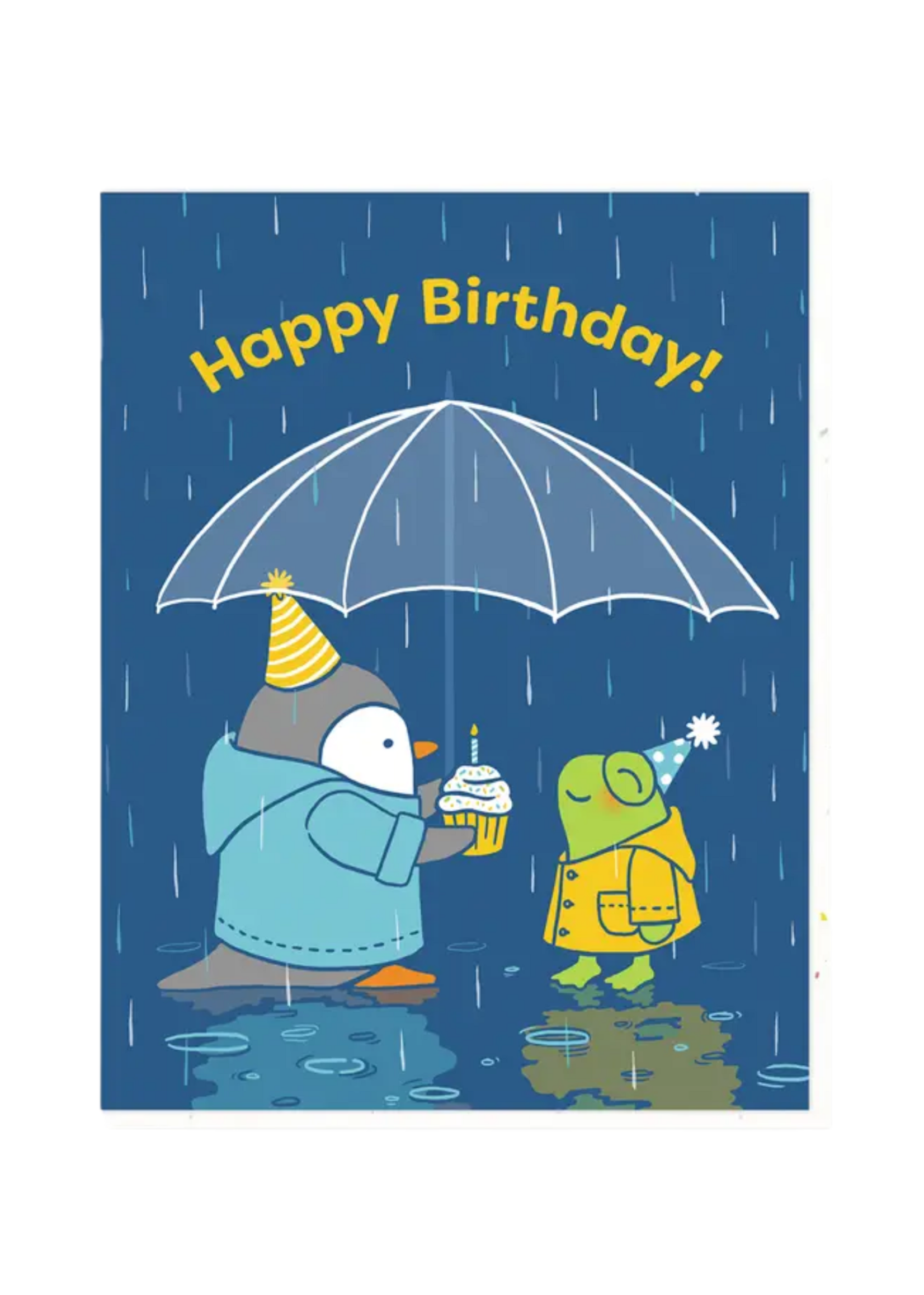 Semi Sweet Press Birthday Card - Rainy Day