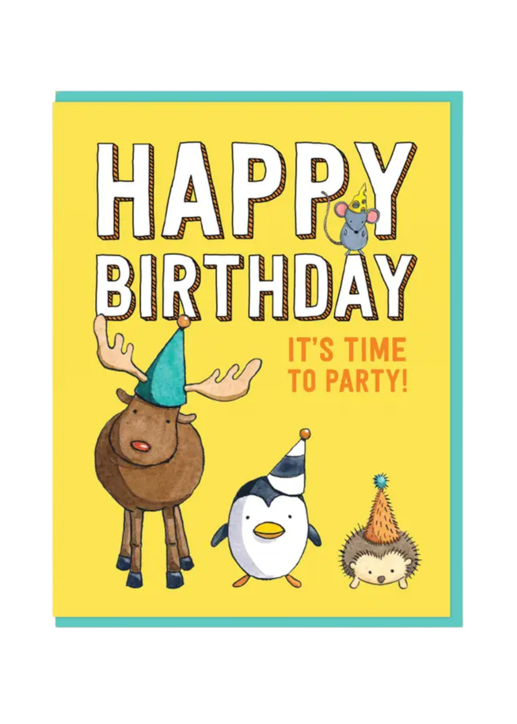 Semi Sweet Press Birthday Card - Party Animals