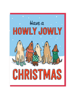 Semi Sweet Press Holiday Card - Howly Jowly Christmas