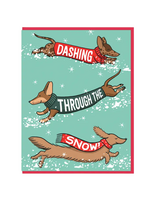 Semi Sweet Press Holiday Card - Dashing Dogs