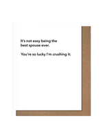 Pretty Alright Goods Anniversary Card - Crushing It