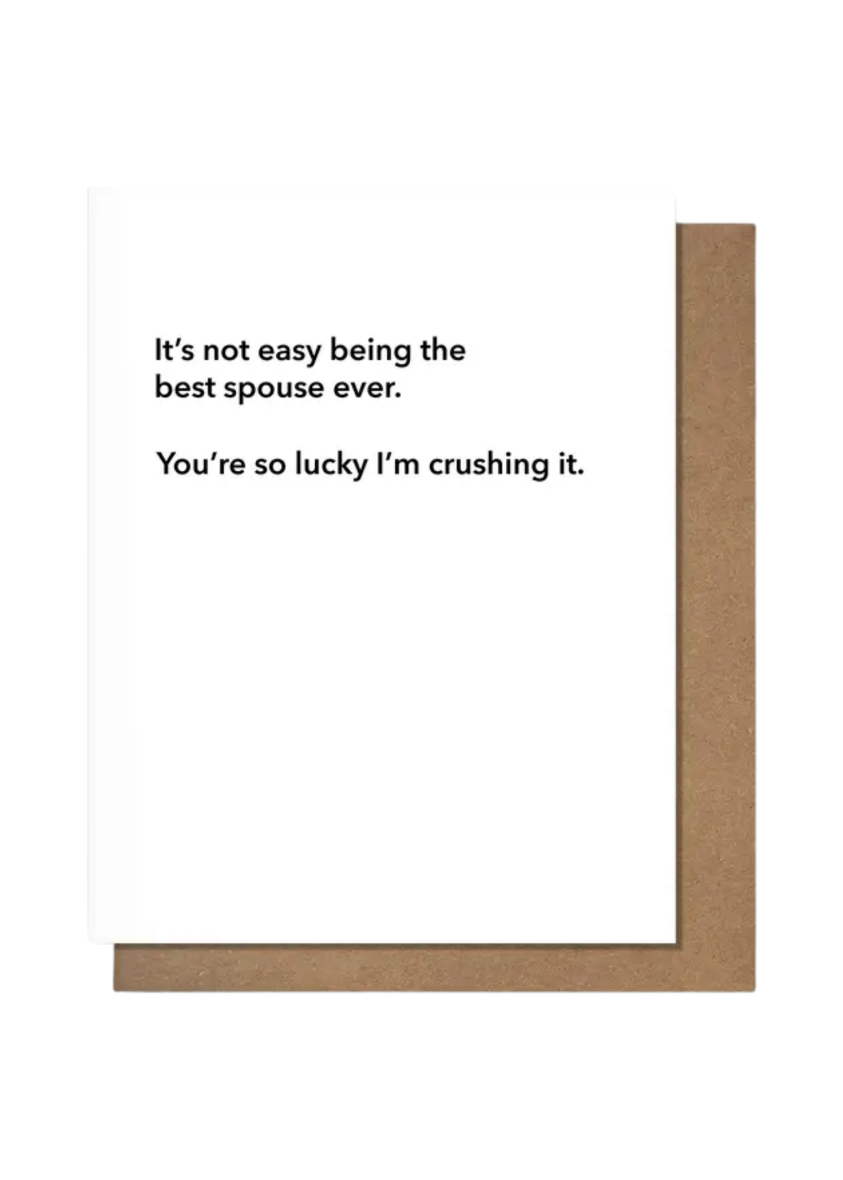 Pretty Alright Goods Anniversary Card - Crushing It