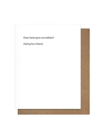 Pretty Alright Goods Holiday Card - Does Santa Give Out Edibles