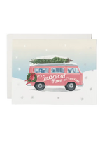 Red Cap Cards Holiday Card - It's A Magical Time Of The Year