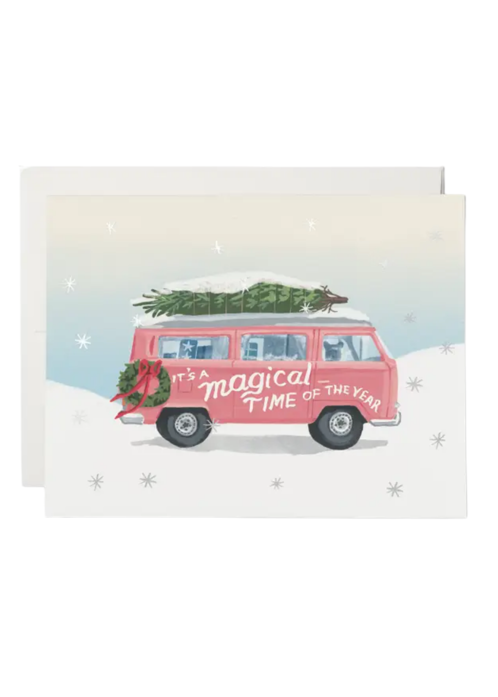 Red Cap Cards Holiday Card - It's A Magical Time Of The Year