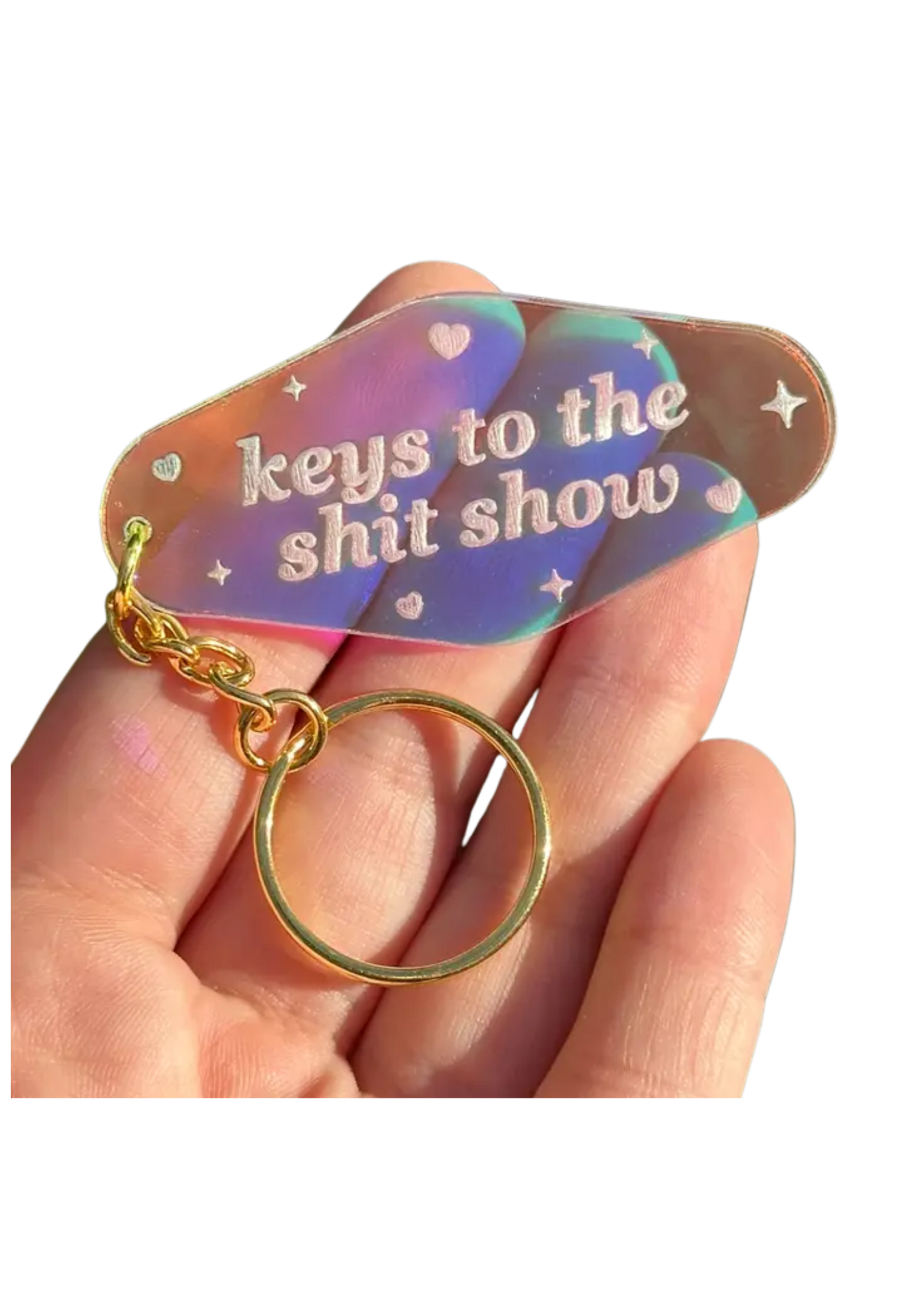 ShlemonArt Keys To The Shit Show Keychain