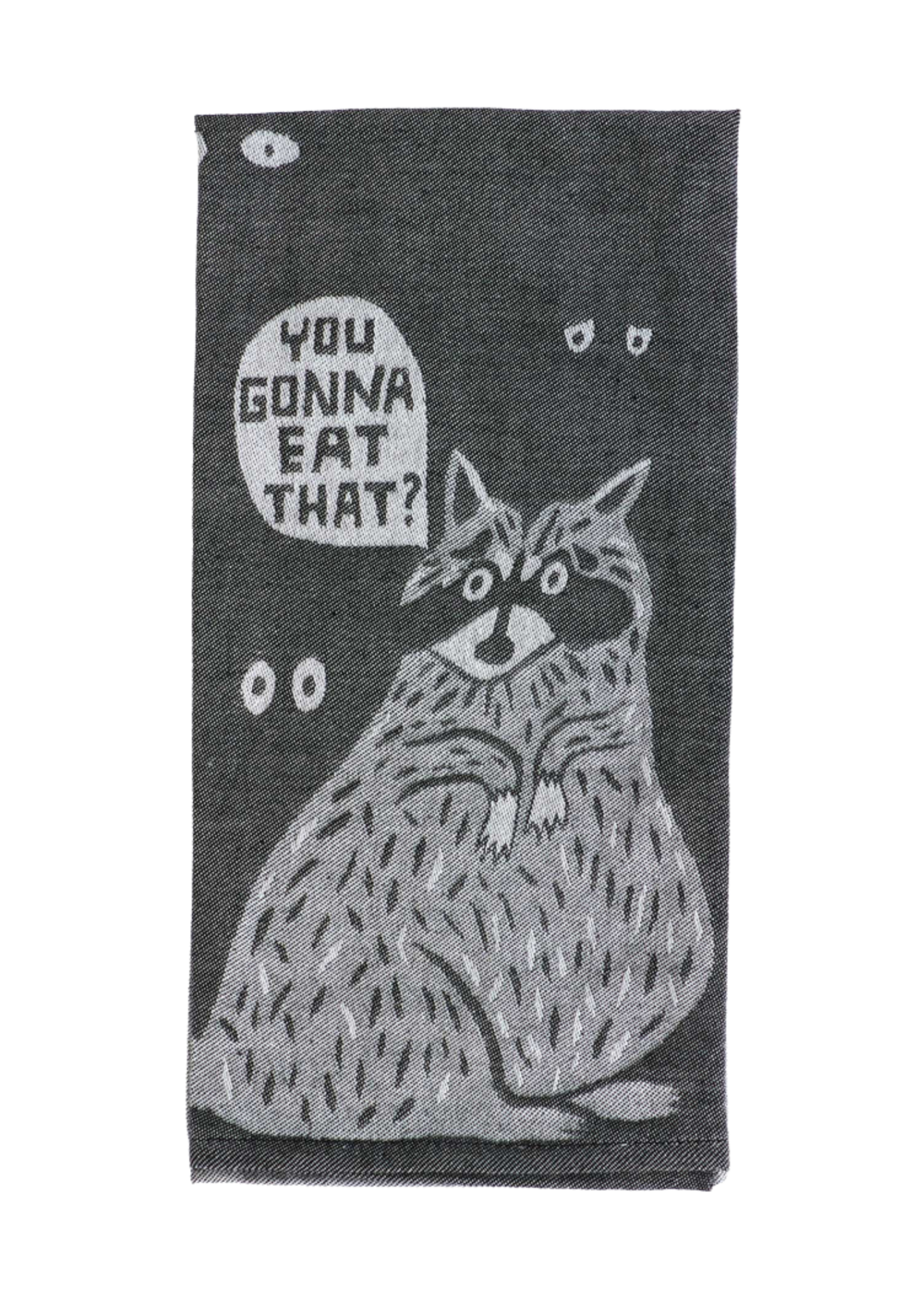 Blue Q You Gonna Eat That? Dish Towel