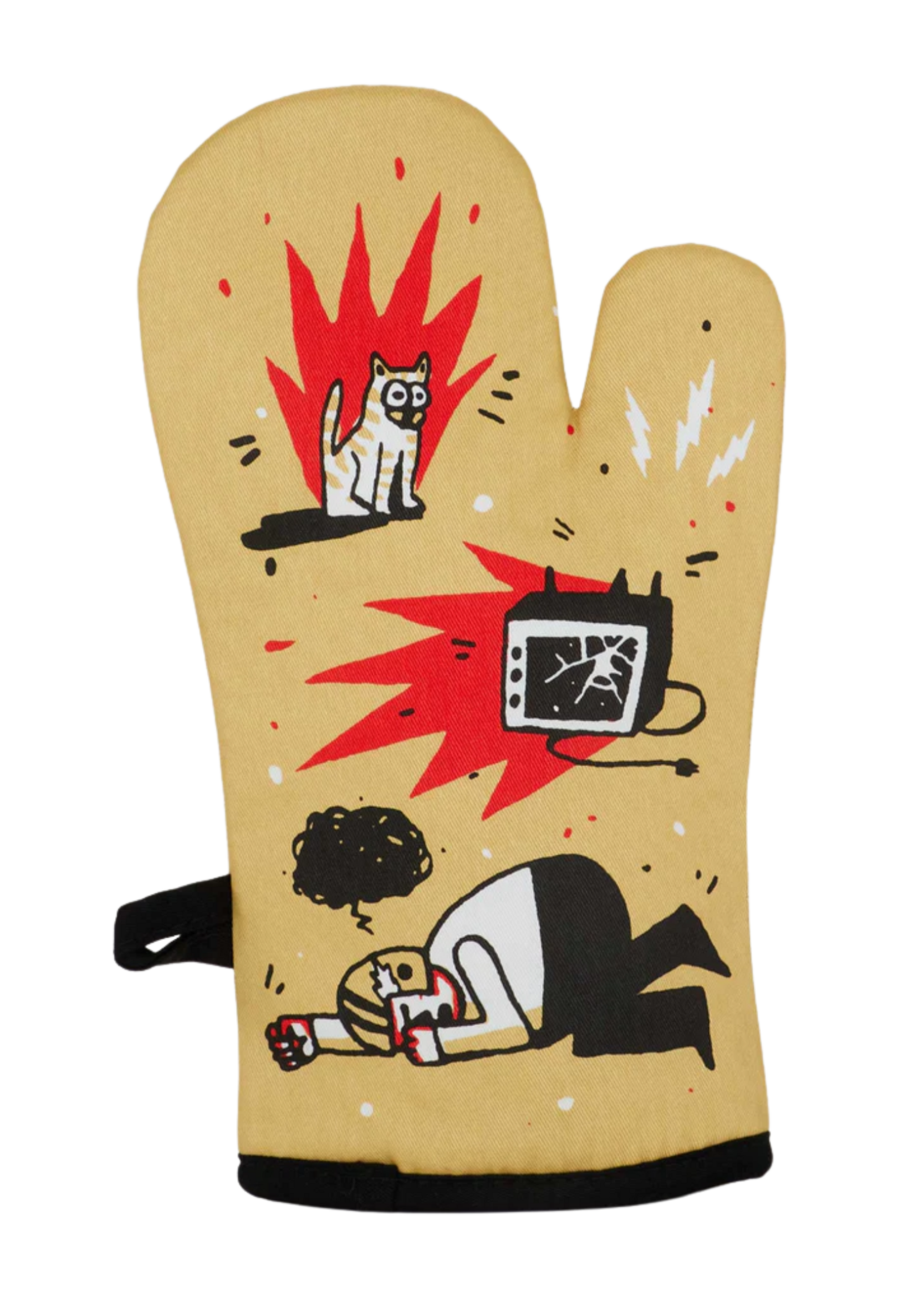 Blue Q It's A Great Day To Yell At Football Oven Mitt